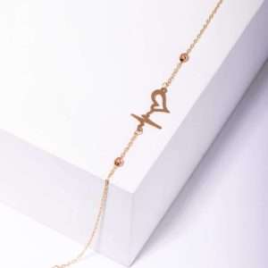 18K YELLOW GOLD HEARTBEAT BRACELET