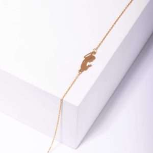 18K YELLOW GOLD VIRGIN MARY BRACELET