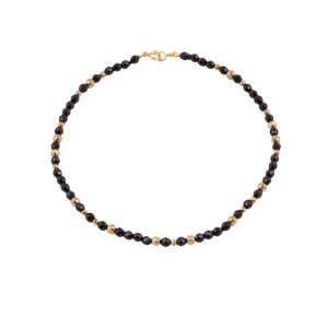 Black & Gold Anklet