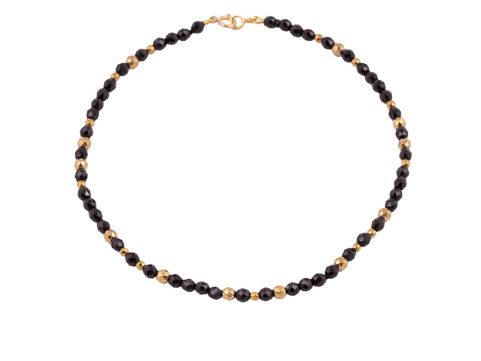 Black & Gold Anklet