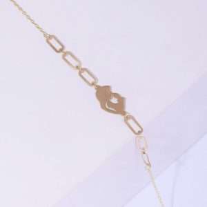 18K YELLOW GOLD VIRGIN MARY BRACELET