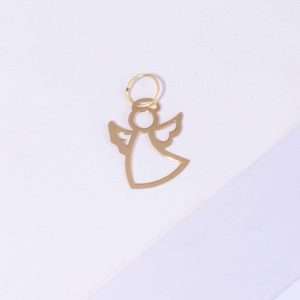 18K YELLOW GOLD ANGEL PENDANT