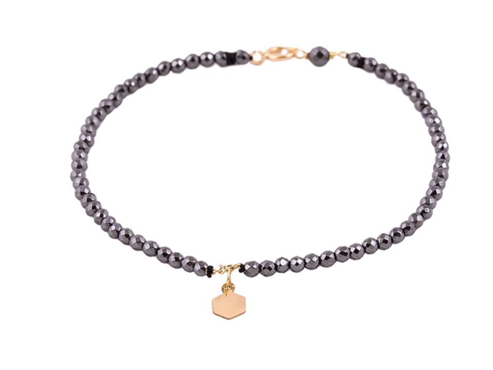 Mini Gold Hexagon Bracelet