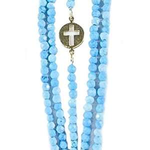 Beaded Cross Bracelet