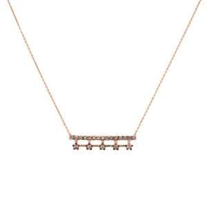 LINEAR WITH STARS NECKLACE