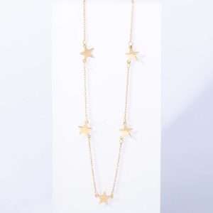 18K YELLOW GOLD STARS CHOCKER