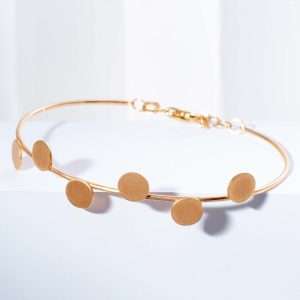 18K PINK GOLD BANGLE