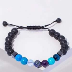 MAN BRACELET WITH HEMATITE STONE