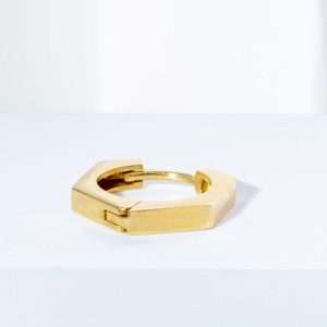18K YELLOW GOLD SINGLE EARRING