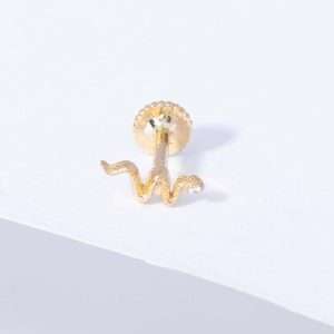 18K YELLOW GOLD PIERCING WITH WHITE DIAMOND