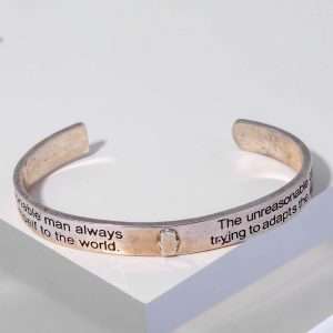 MAN SILVER CUFF BRACELET