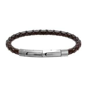 MEN BRACELET BLACK LEATHER