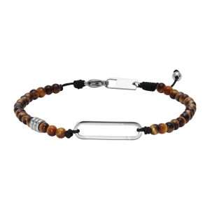 MEN BRACELET WITH TIGER EYE STONE