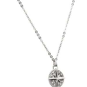MEN NECKLACE WITH COMPASS PENDANT