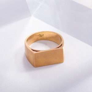 18K PINK GOLD RING