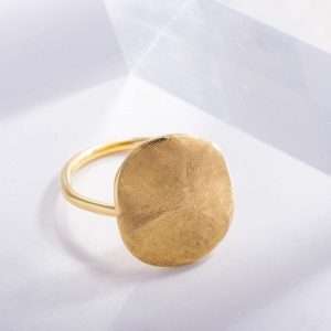 18K YELLOW GOLD RING