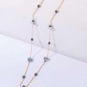 18K YELLOW GOLD HEART CHOKER