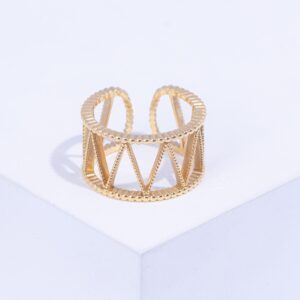18K YELLOW GOLD RING
