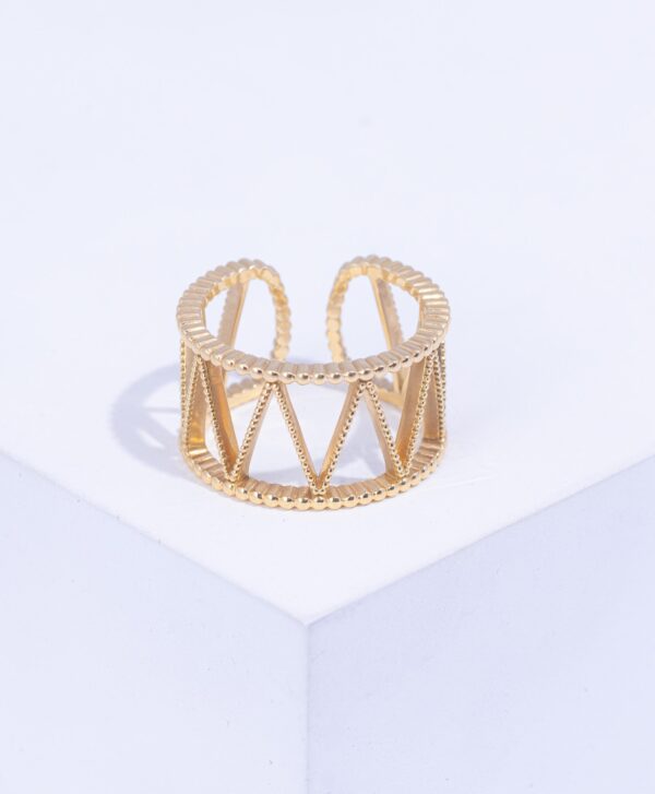 18K YELLOW GOLD RING