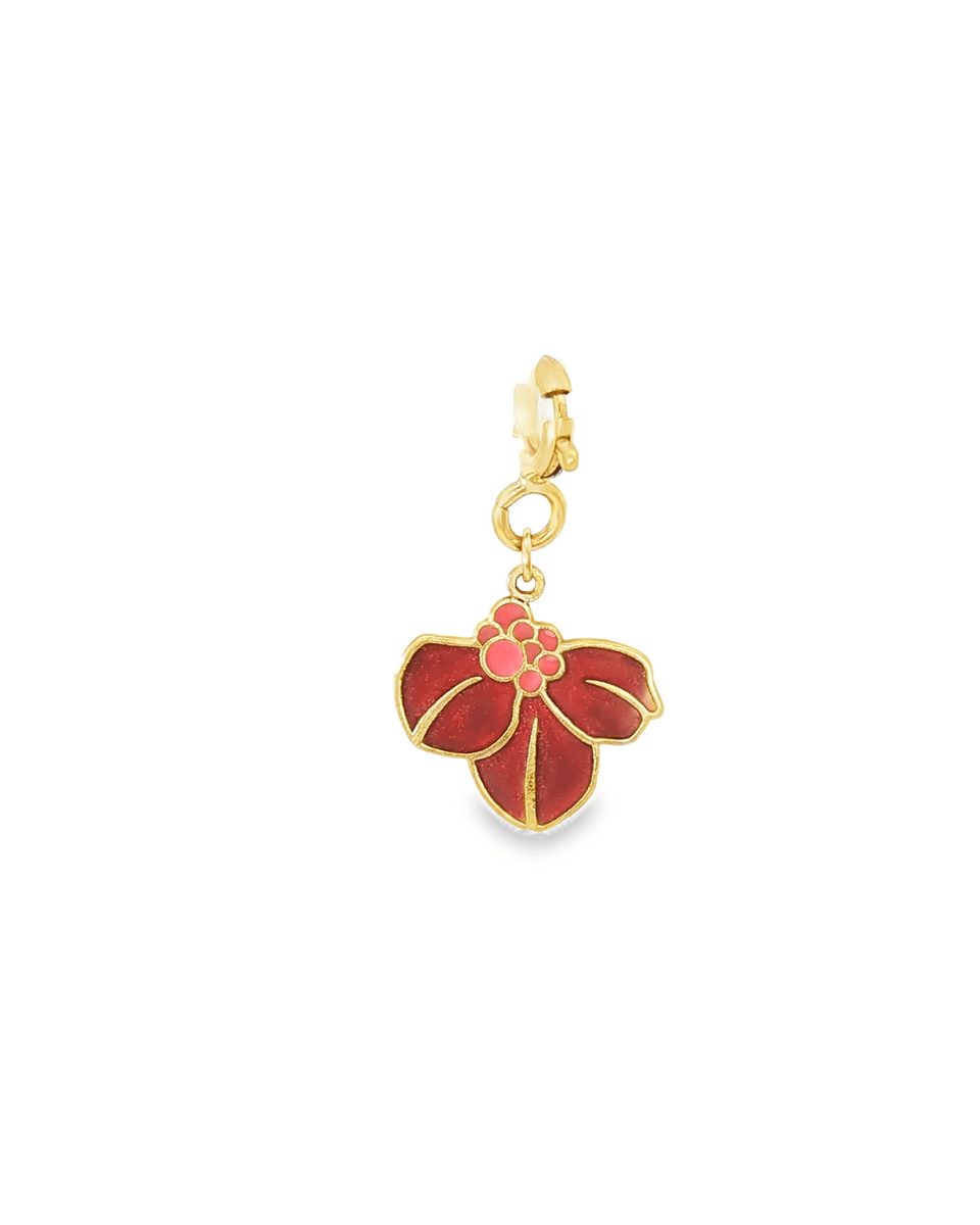 Floral Design Yellow Gold Pendant