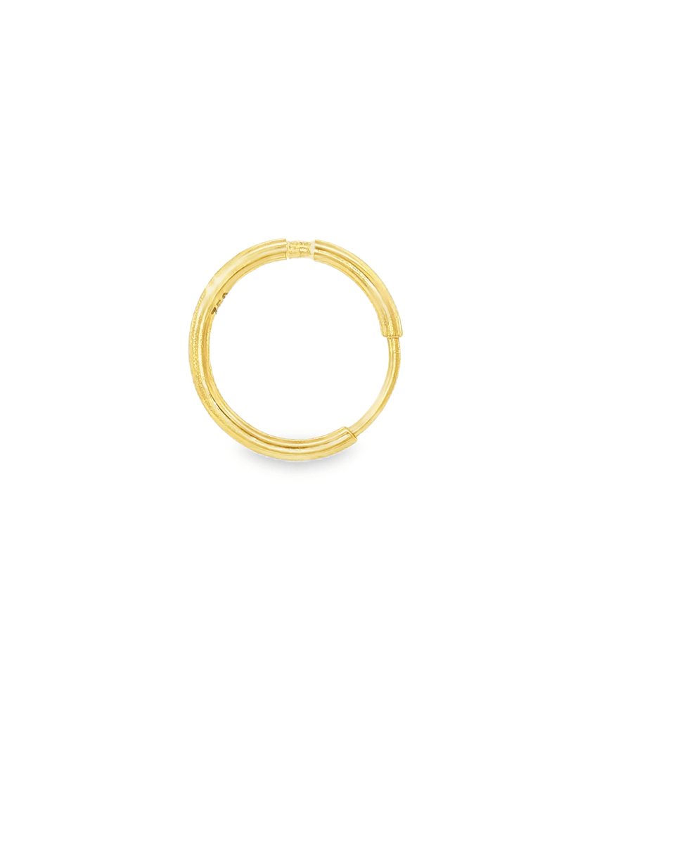 Classic Yellow Gold Hoop Earrings