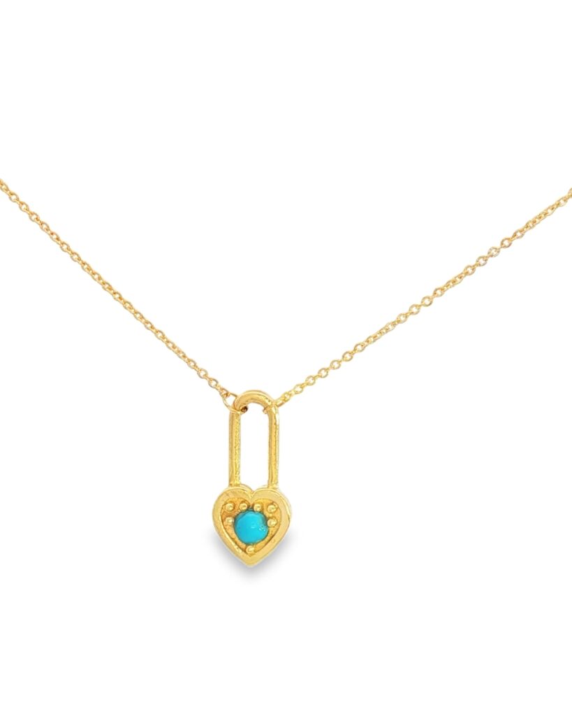 18KT Yellow Gold Charm Necklace