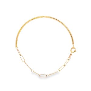 18 KT Yellow Gold Chain Bracelet