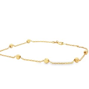 18 KT Yellow Gold Chain Bracelet